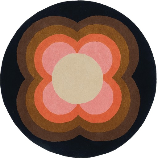 Covor Orla Kiely Sunflower  diametru 150cm  60005 roz