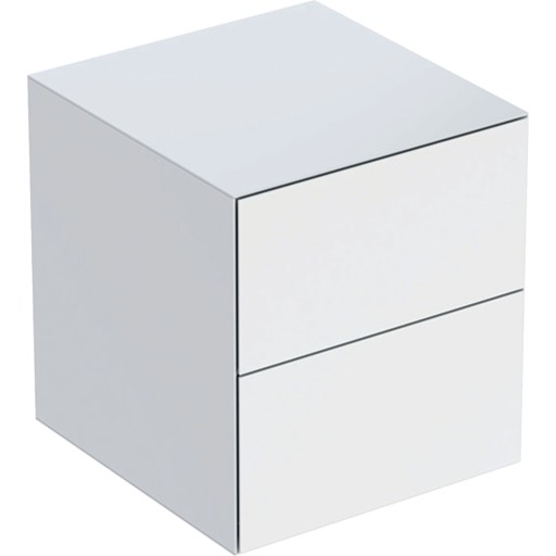 Dulap mediu suspendat Geberit ONE cu 2 sertare  45x47x49.2cm  alb lucios