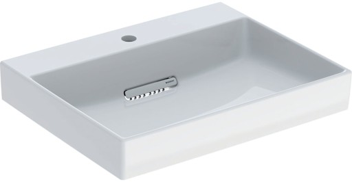 Lavoar Geberit ONE 60x48cm  montare pe mobilier  fara preaplin  scurgere speciala  sifon inclus  KeraTect  alb