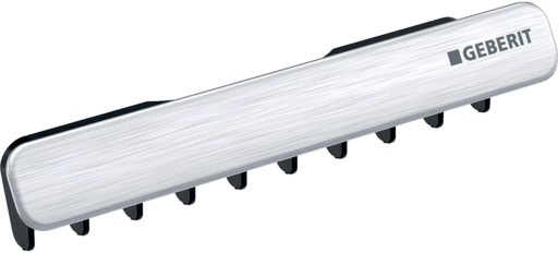 Capac de scurgere pentru lavoar Geberit ONE cu insertie de pieptene  fixare magnetica  crom mat