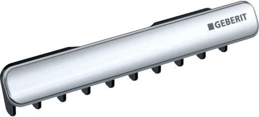 Capac de scurgere pentru lavoar Geberit ONE cu insertie de pieptene  fixare magnetica  alb