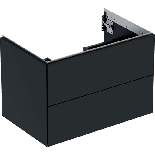 Dulap baza Geberit ONE cu 2 sertare  75cm  negru mat