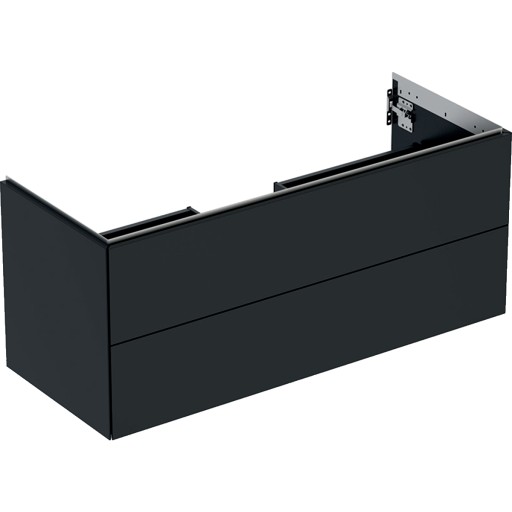 Dulap baza Geberit ONE cu 2 sertare  120cm  negru mat