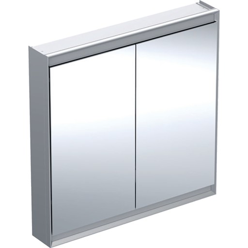 Dulap dublu cu oglinda Geberit ONE 90x90x15cm  finisaj aluminiu