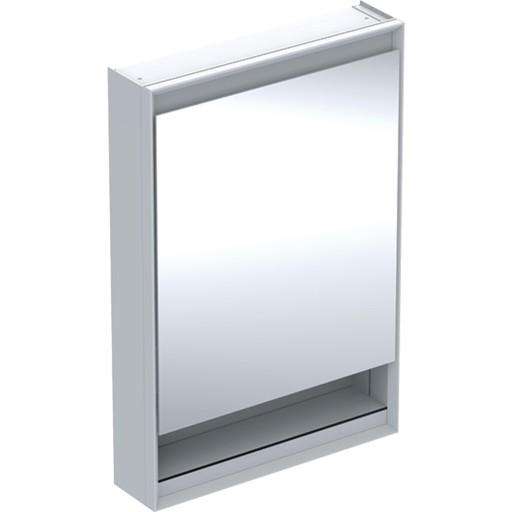 Dulap cu oglinda Geberit ONE 60x90x15cm  cu nisa  finisaj alb  deschidere dreapta