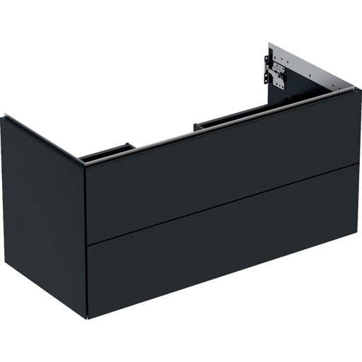 Dulap baza Geberit ONE cu 2 sertare  105cm  negru mat