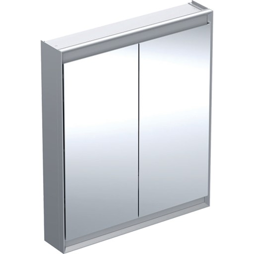 Dulap dublu cu oglinda Geberit ONE 75x90x15cm  finisaj aluminiu
