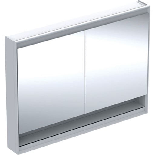 Dulap dublu cu oglinda Geberit ONE 120x90x15cm  cu nisa  finisaj alb