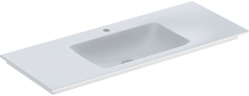 Lavoar Geberit ONE Slim 120x48cm  montare pe mobilier  fara preaplin  KeraTect  alb