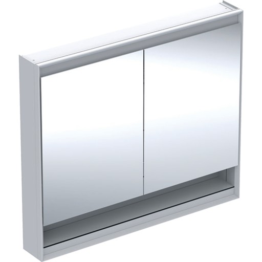 Dulap dublu cu oglinda Geberit ONE 105x90x15cm  cu nisa  finisaj alb