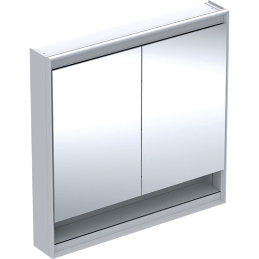 Dulap dublu cu oglinda Geberit ONE 90x90x15cm  cu nisa  finisaj alb