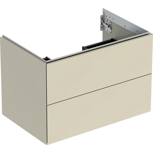 Dulap baza Geberit ONE cu 2 sertare  75cm  gri nisip lucios
