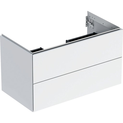 Dulap baza Geberit ONE cu 2 sertare  90cm  alb lucios
