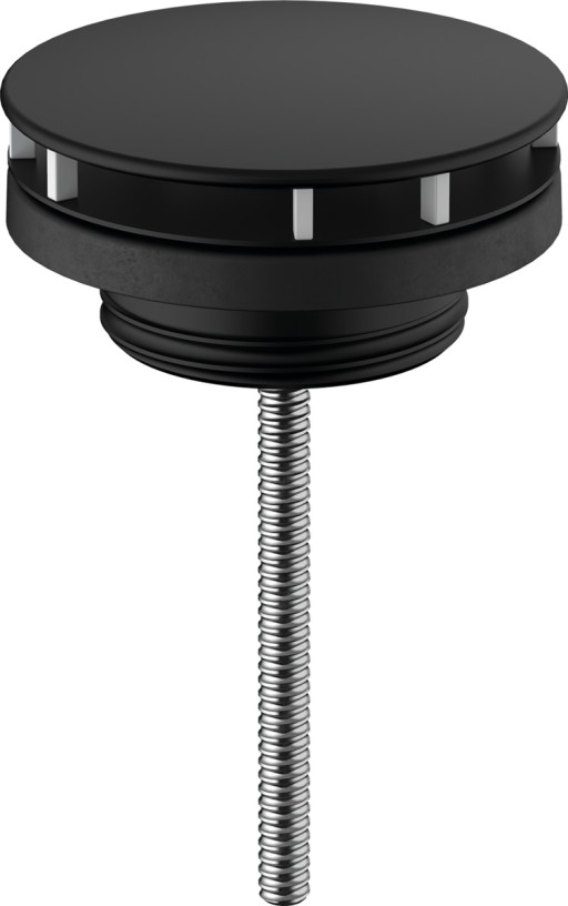 Ventil lavoar Hansgrohe fix pentru lavoare fara preaplin  negru mat