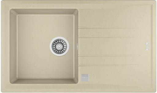 Chiuveta bucatarie Teka Stone 50B TG 1B 1D TB  860x510mm  tegranit TopasBeige