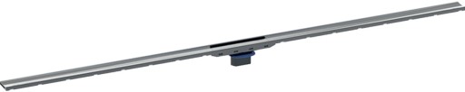 Capac rigola de pardoseala Geberit CleanLine80 lungime 30-130 cm  finisaj crom negru lustruit