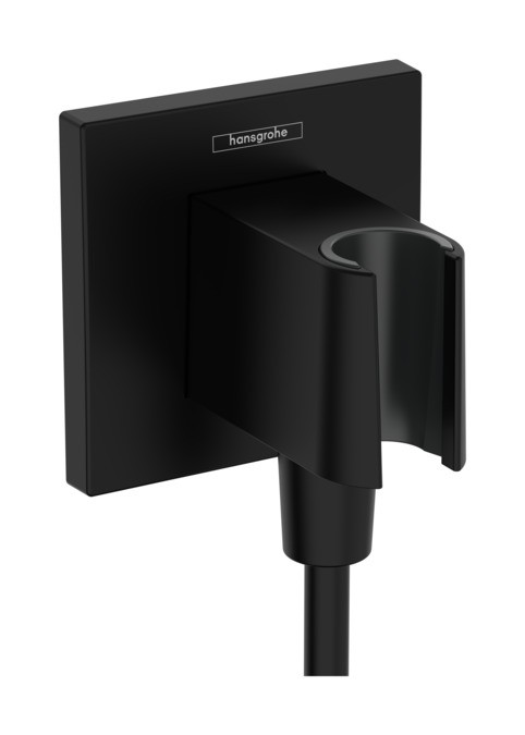Accesoriu Hansgrohe FixFit E cu agatatoare de dus  negru mat