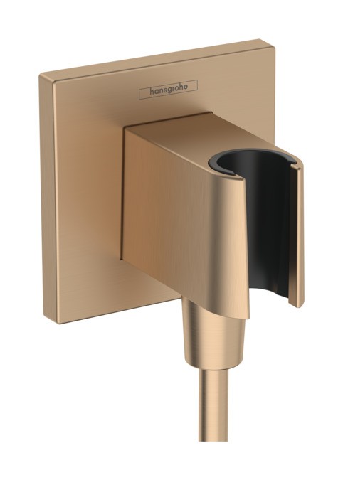 Accesoriu Hansgrohe FixFit E cu agatatoare de dus  bronz periat