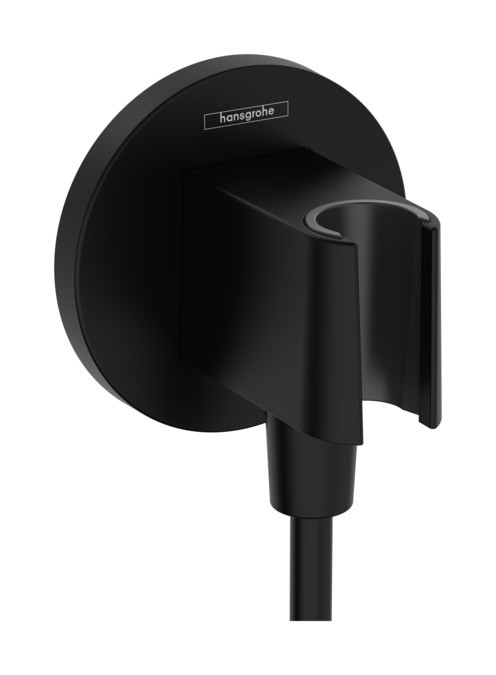 Accesoriu Hansgrohe FixFit S cu agatatoare de dus  negru mat