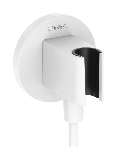 Accesoriu Hansgrohe FixFit S cu agatatoare de dus  alb mat