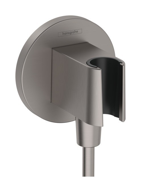 Accesoriu Hansgrohe FixFit S cu agatatoare de dus  negru periat