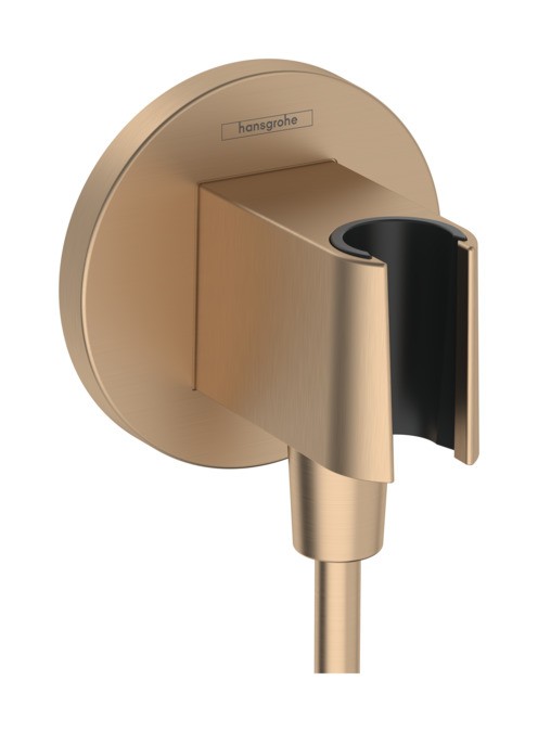 Accesoriu Hansgrohe FixFit S cu agatatoare de dus  bronz periat