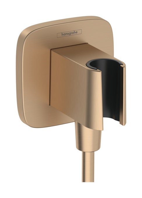 Accesoriu Hansgrohe FixFit Q cu agatatoare de dus  bronz periat