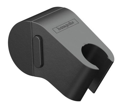 Agatatoare dus Hansgrohe Wallstoris cu fixare pe bara suport  negru mat