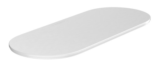 Capac Hansgrohe WallStoris pentru cos cu fixare pe bara suport  alb mat