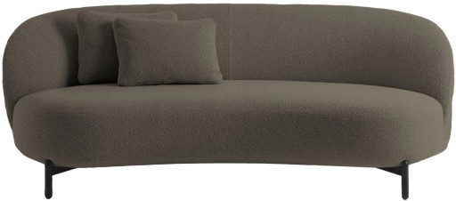 Canapea Kartell Lunam design Patricia Urquiola  200cm  tapiterie Orsetto  Maro