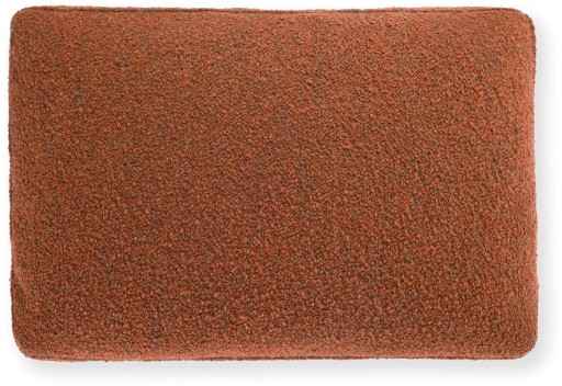 Perna decorativa Kartell design Patricia Urquiola  50x35cm  textil Orsetto caramiziu