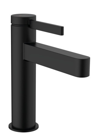 Baterie lavoar Hansgrohe Finoris 110  ventil push-open  negru mat