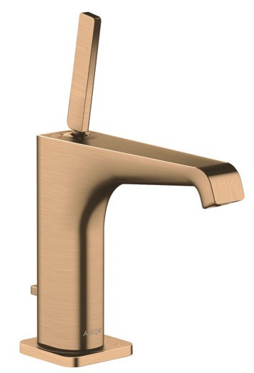 Baterie lavoar Axor Citterio E  ventil pop-up  bronz periat