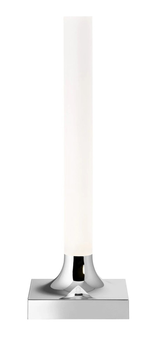 Veioza Kartell Goodnight Battery design Philippe Stark  LED 1.6W  IP20  h29cm  crom lucios