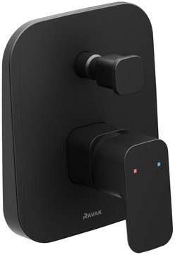 Baterie cada - dus Ravak Concept 10° TD F 061.20 cu montaj incastrat  black