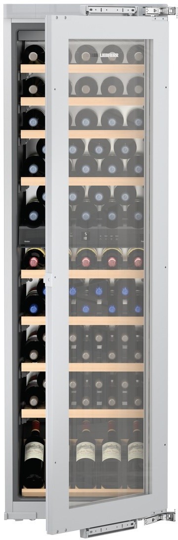 Vitrina de vinuri incorporabila Liebherr Vinidor EWTdf 3553  80 sticle  Super Silent  usa sticla  clasa G
