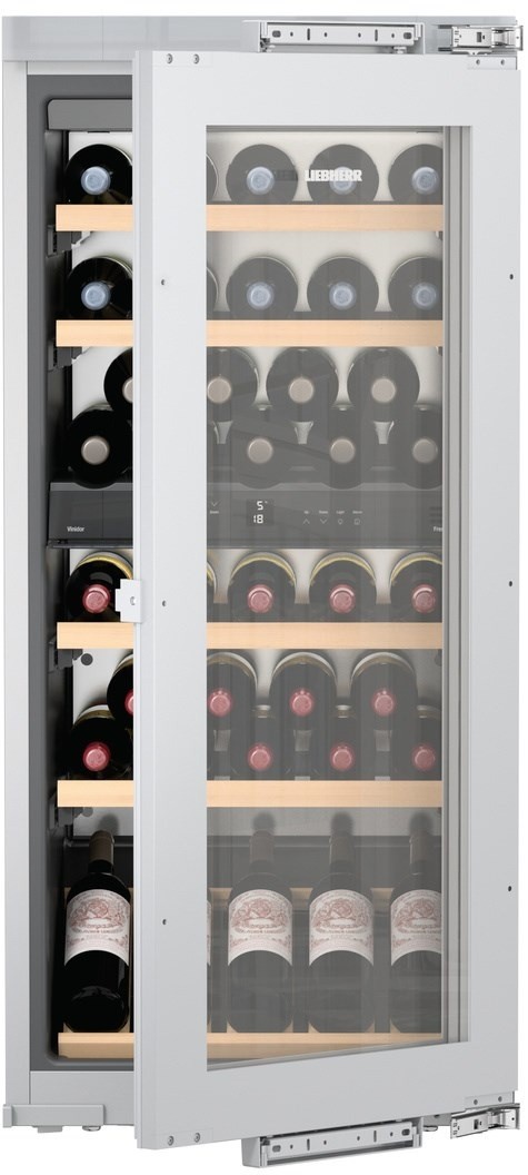 Vitrina de vinuri incorporabila Liebherr Vinidor EWTdf 2353  48 sticle  Super Silent  usa sticla  clasa G