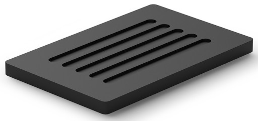 Savoniera Decor Walther Bench 1 x 11.5 x 7.5cm  negru mat