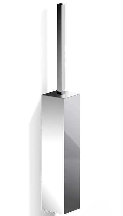 Perie WC cu suport Decor Walther Corner cu prindere pe perete  h 54cm  crom