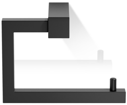 Suport hartie igienica Decor Walther Corner  negru mat