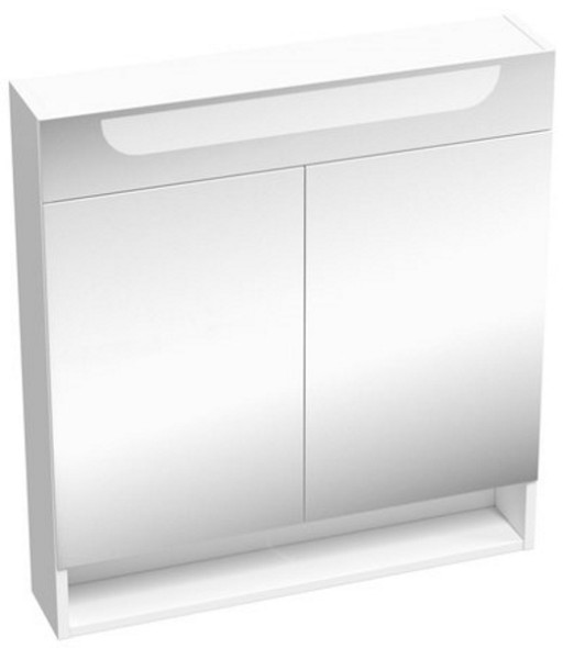 Dulap cu oglinda Ravak MC Classic II 700  iluminare LED  70cm  alb