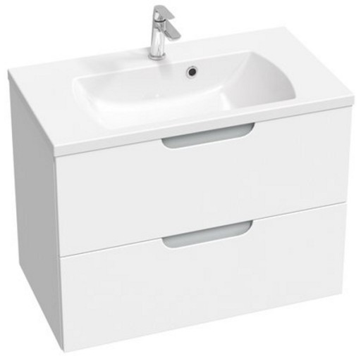 Dulap baza pentru lavoar Ravak SD Classic II 800 cu 2 sertare  80cm  alb-gri
