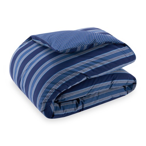 Cearceaf pentru pilota Tommy Hilfiger Denimwear Stripes 240x220cm  Blue