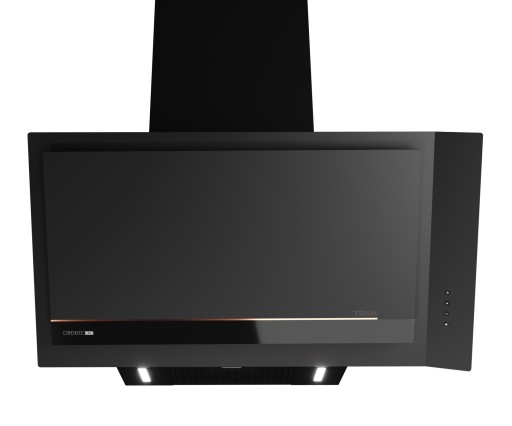 Hota Teka Infinity G1 DVI 88-G1 EOS BM  design vertical  80cm  Fresh AIR  786 m3/h free outlet  sticla neagra