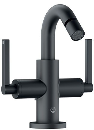 Baterie bideu Kludi Nova Fonte Puristic  negru mat