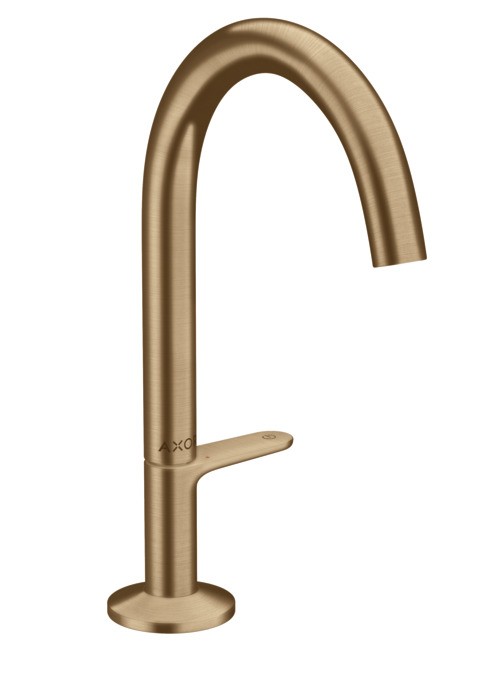 Baterie lavoar Axor One Select 170  ventil push-open   bronz periat