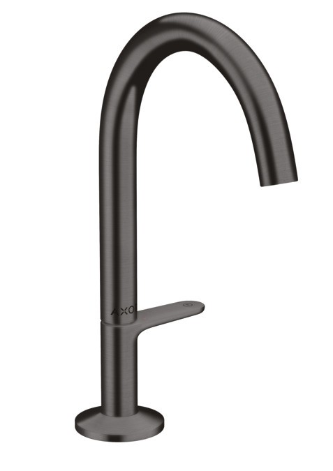 Baterie lavoar Axor One Select 170  ventil push-open  crom negru periat