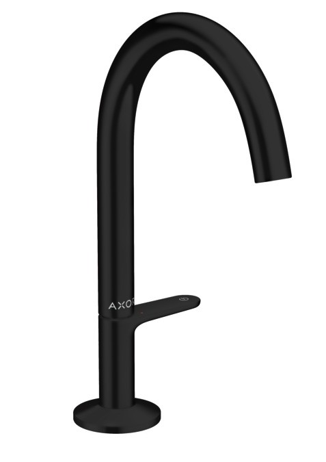 Baterie lavoar Axor One Select 170  ventil push-open  negru mat