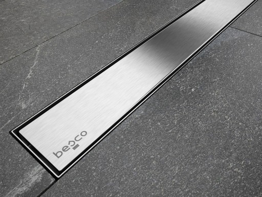 Pachet rigola de dus Besco Virgo Duo cu capac 70cm  crom