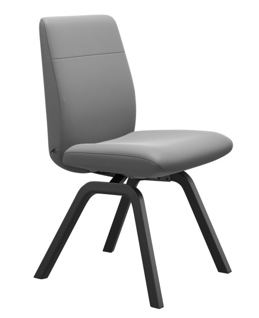 Scaun Stressless Chilli v2 Low D200 L  Balance&Glide  cadru negru  tapiterie piele Batick Wild Dove